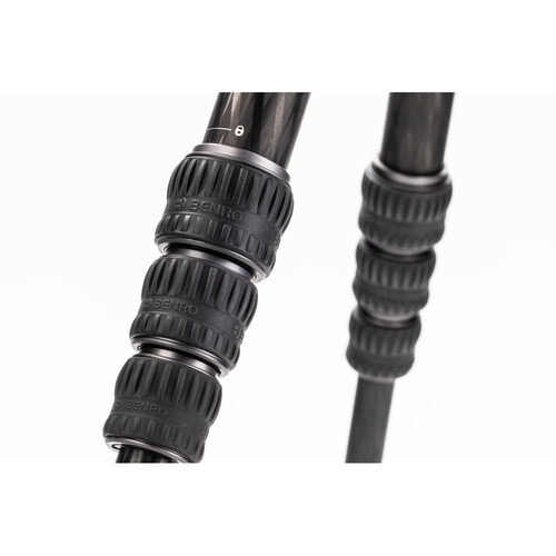 Benro Bat Carbon Fiber Travel Tripod & Monopod with VX20 Ballhead - 5-Section Lightweight Compact Tripod for DSLR Cameras - Perfect for Travel, Hiking & Outdoor Photography