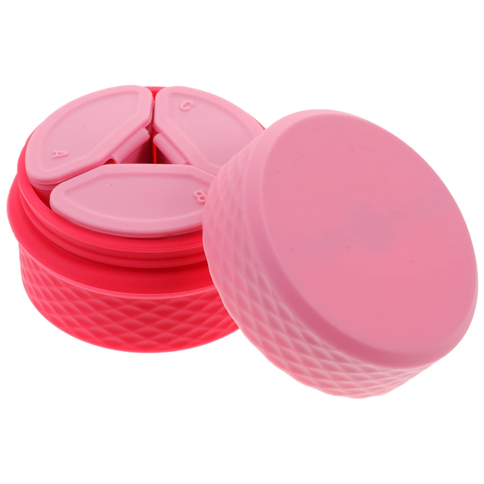 Premium Silicone Travel Beauty Organizers - Leak-Proof Refillable Cream Jars & Small Containers for Makeup, Skincare, and Toiletries | Perfect for Vacations, Gym Bags, and Daily Use