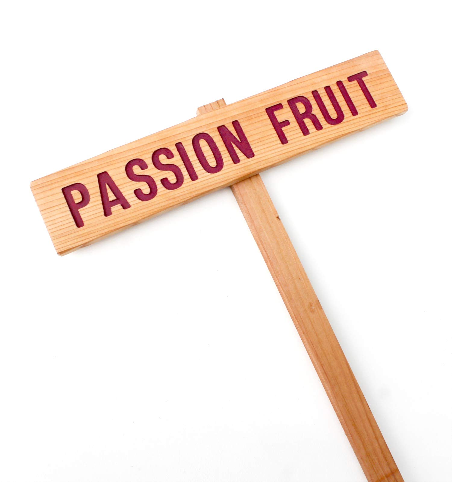 Passion Fruit Sign - Durable Outdoor Marker & Garden Art - Perfect for Yard Decor, Fruit Garden Signage - Great Gardener Gift & Perennial Plant Sign - Ideal for Patios, Farms & Backyard Landscaping