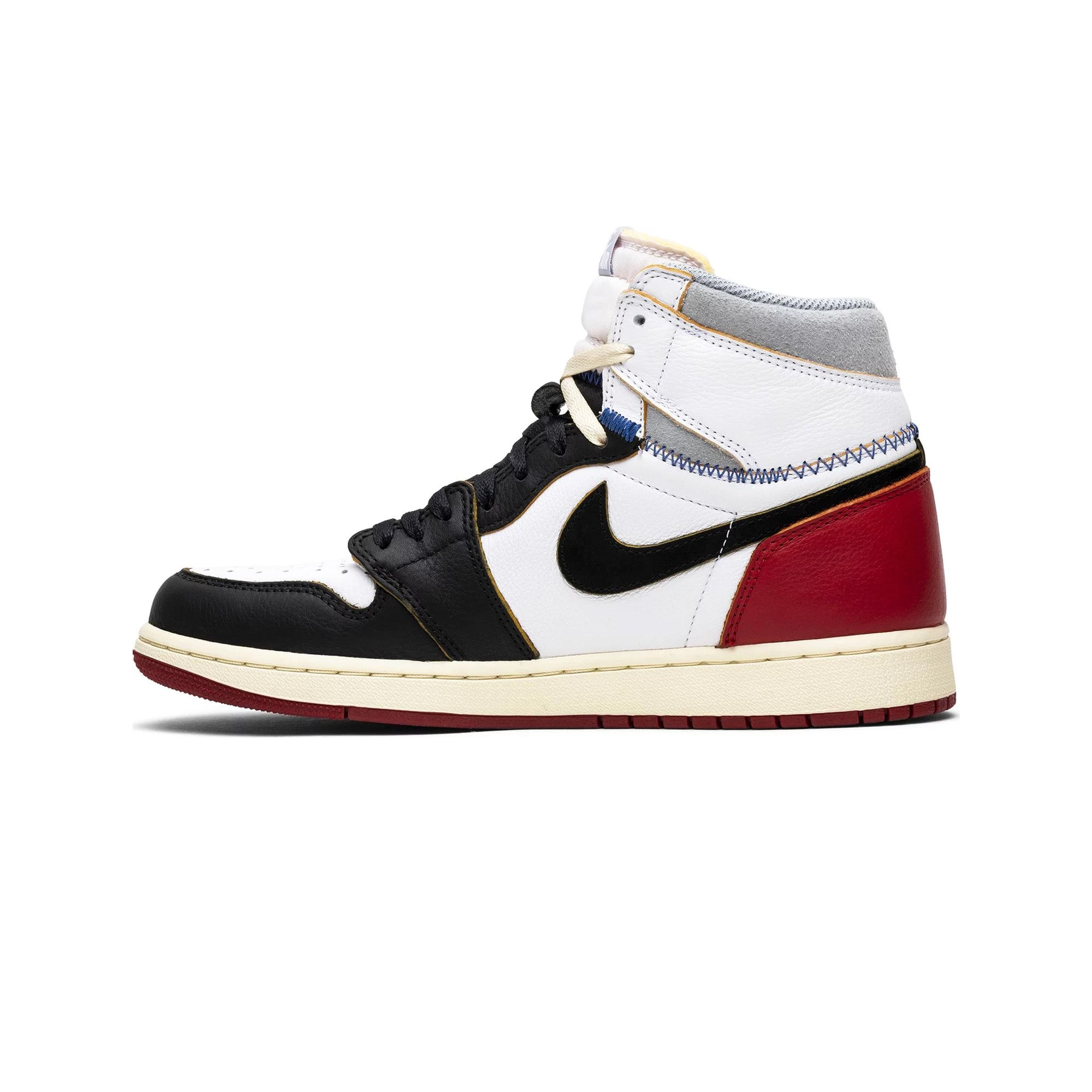 Air Jordan 1 x Union 'Black Toe' Sneakers - New Authentic Basketball Shoes for Men - Limited Edition Retro High Tops - Perfect for Streetwear, Sneaker Collecting & Casual Fashion