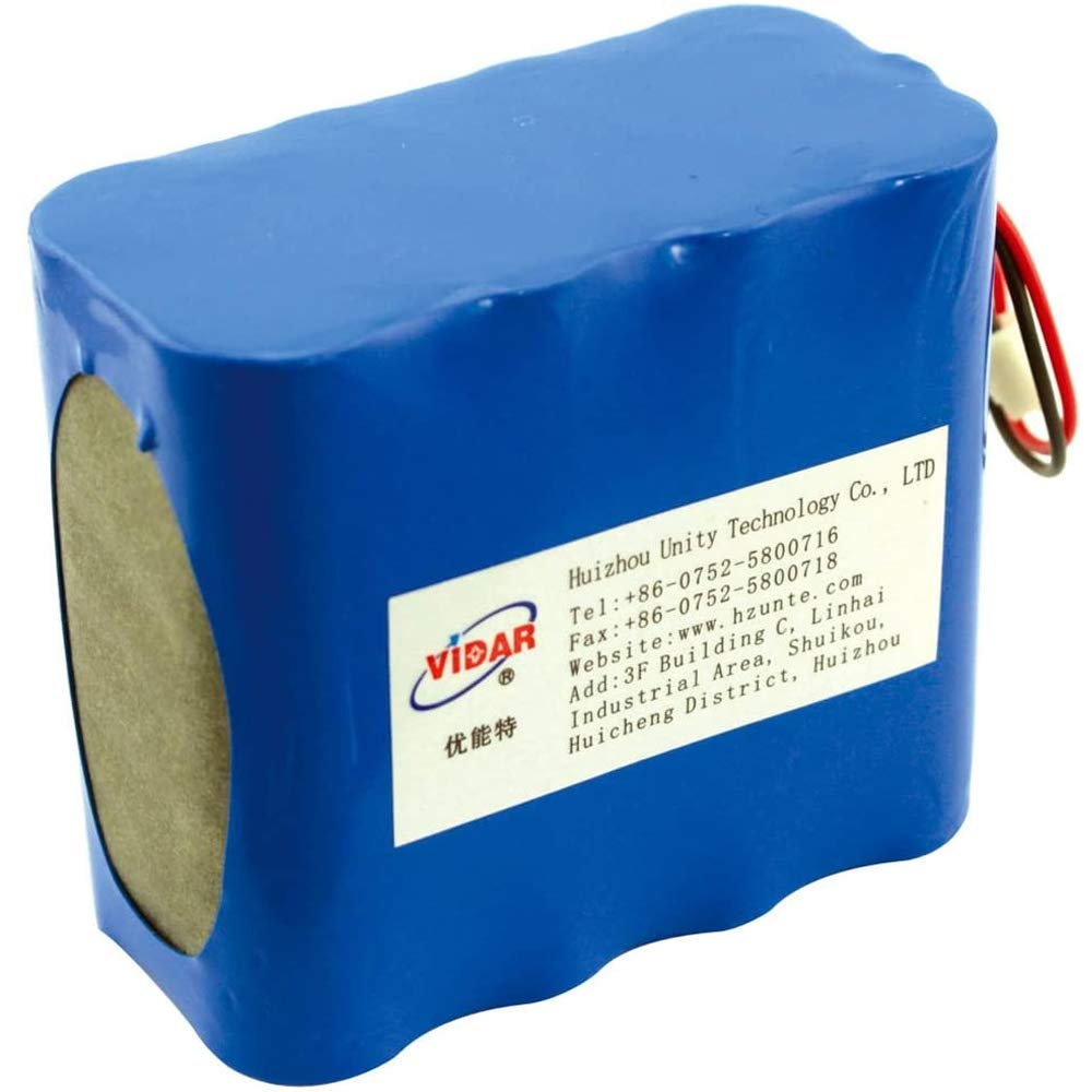 VIDAR 3.7V 22400mAh Rechargeable Lithium Ion Battery Pack with JST PH2.54/2P Connector - High Capacity Li-ion Battery for Electronics, Toys, LED Lighting & Equipment | Perfect for Portable Devices, DIY Projects & Emergency Power Backup