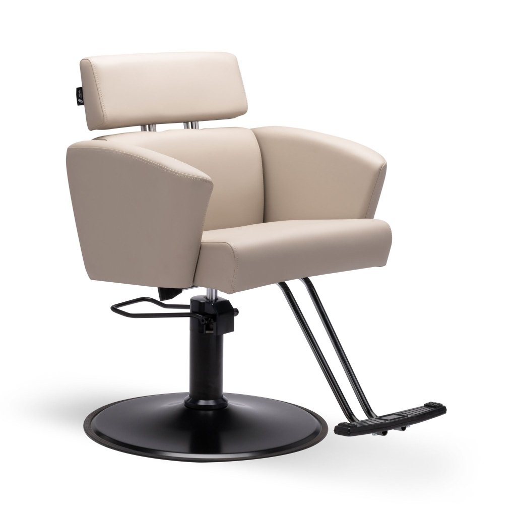 Lanvain Maduro Styling Chair - Adjustable Salon Chair for Hair, Makeup & Tattoo - Multi-Purpose Beauty Styling Chair 12169 - Perfect for Salons, Spas & Home Use