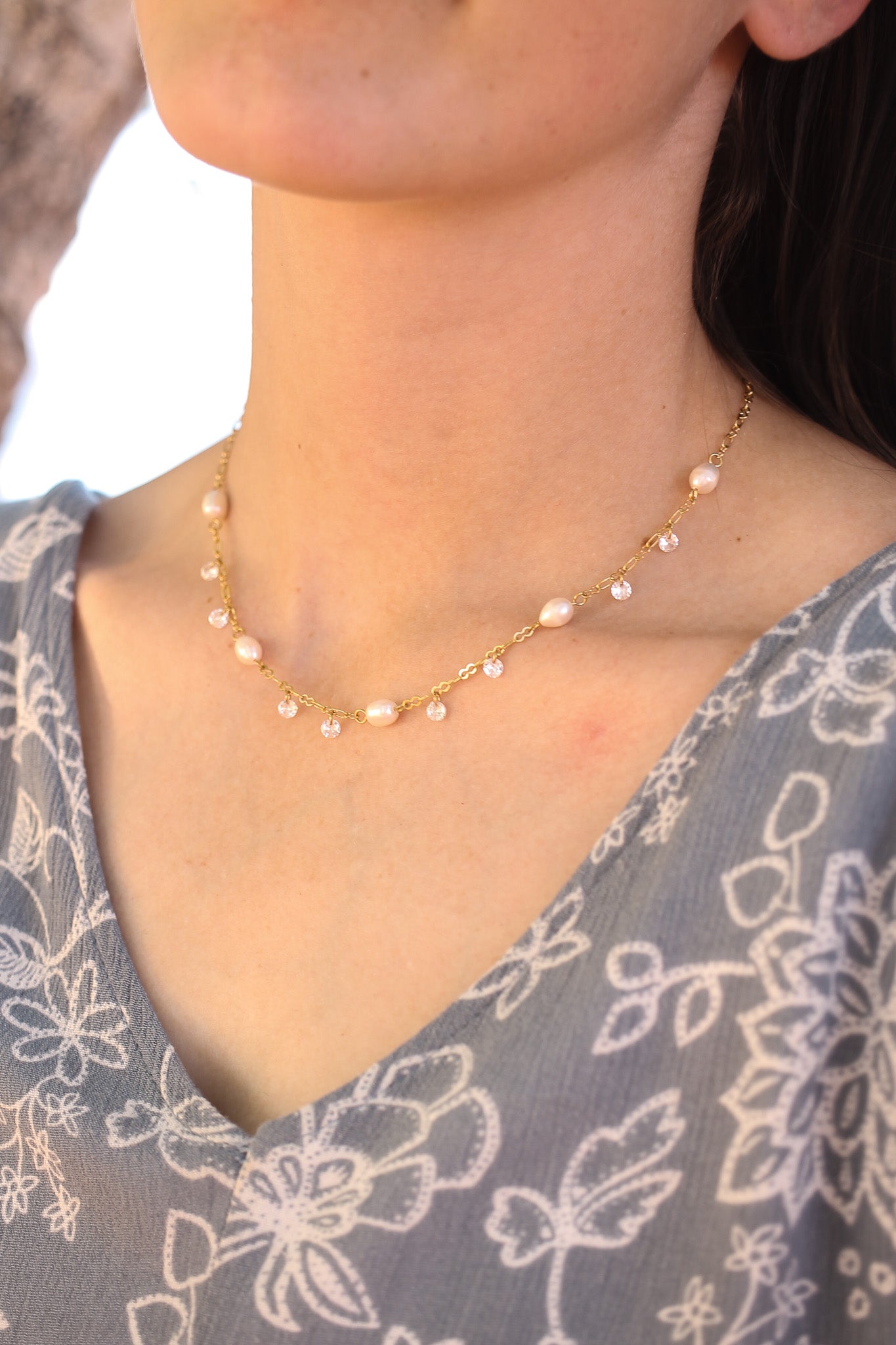 Andrielle Gold Necklace for Women - Elegant Layering Pendant Jewelry for Everyday Wear & Special Occasions