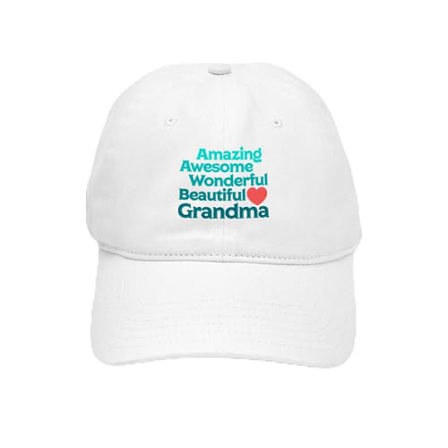 White - Amazing Awesome Wonderful Beautiful Grandma Cap