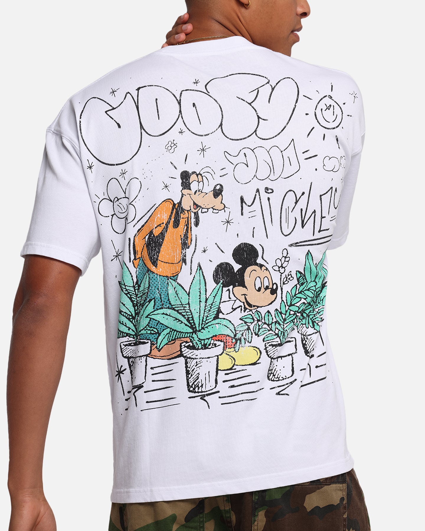 Disney Best Friends T-Shirt for Women - Soft Cotton White Graphic Tee - Perfect for Casual Wear, Gifts & Disney Fan Outfits