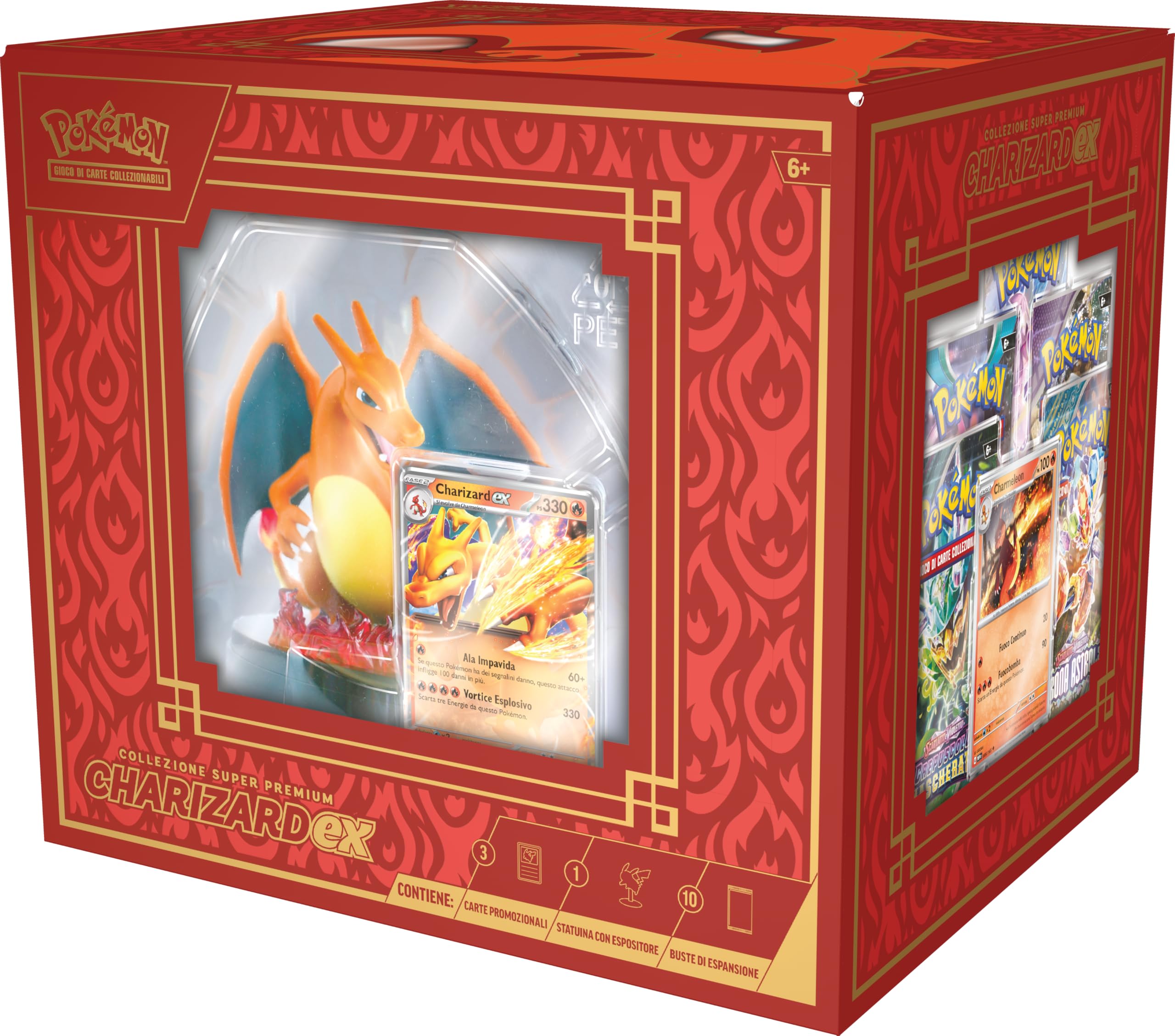 Pokémon Charizard Action Figure - Big Gift for Kids, Collectible Toy (290-60542) - Perfect for Birthday Presents, Halloween Gifts & Pokémon Fans Collection