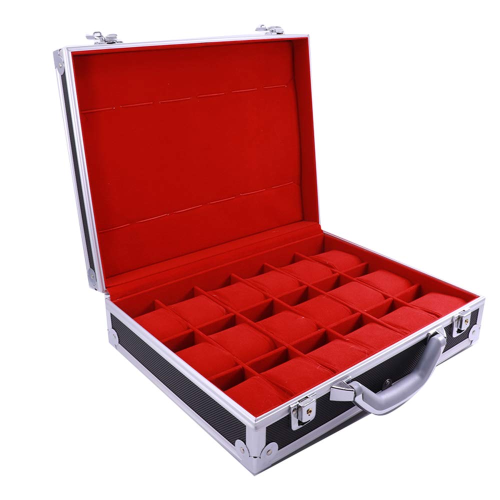 Large-Capacity Aluminum Storage Box - Portable & Durable Organizer for Home, Office, Camping & Travel (Black)