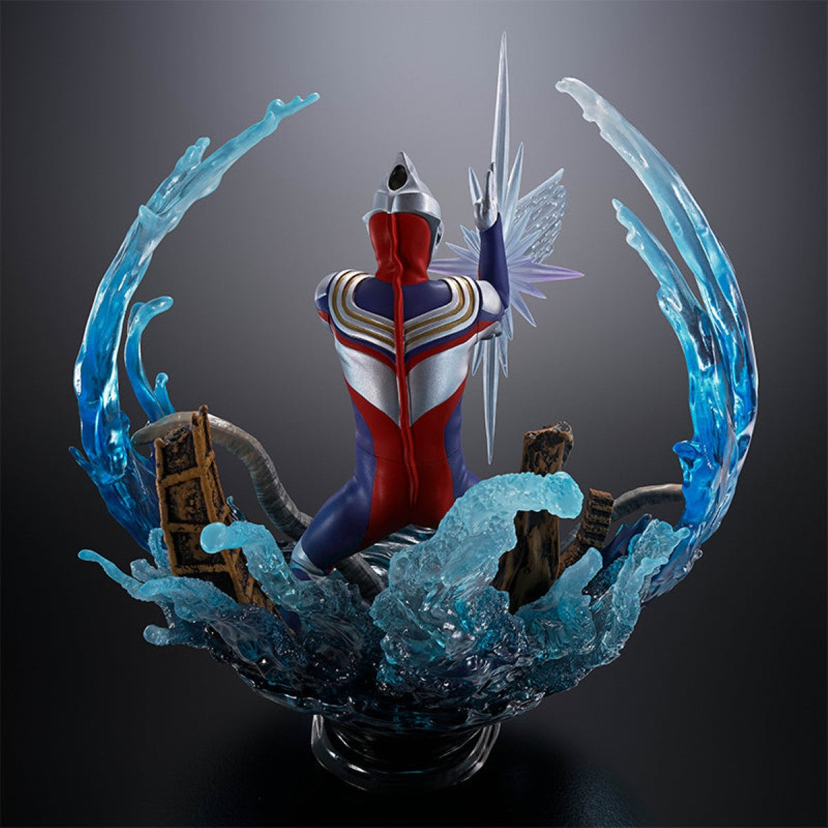 Bandai Figuarts ZERO Super Battle PVC Action Figure - Ultraman Tiga Multi Type Collectible Model for Anime Fans & Display Decor