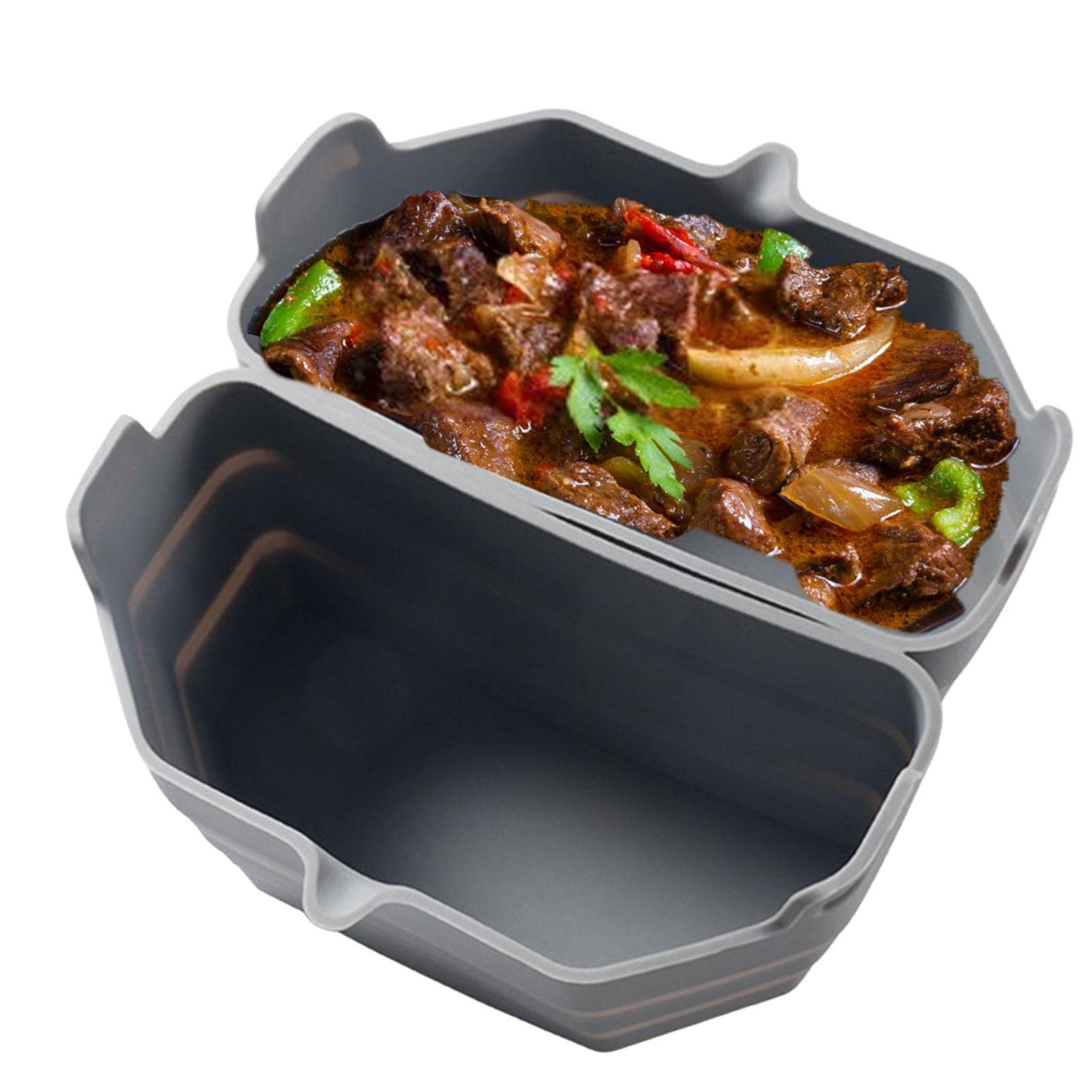 Reusable Silicone Slow Cooker Divider Insert - Multi-Purpose Pot Liner for Crock Pots & Slow Cookers | Non-Stick Cooking Accessories for Meal Prep, Soups & Stews | Perfect for Kitchen Organization & Easy Cleanup