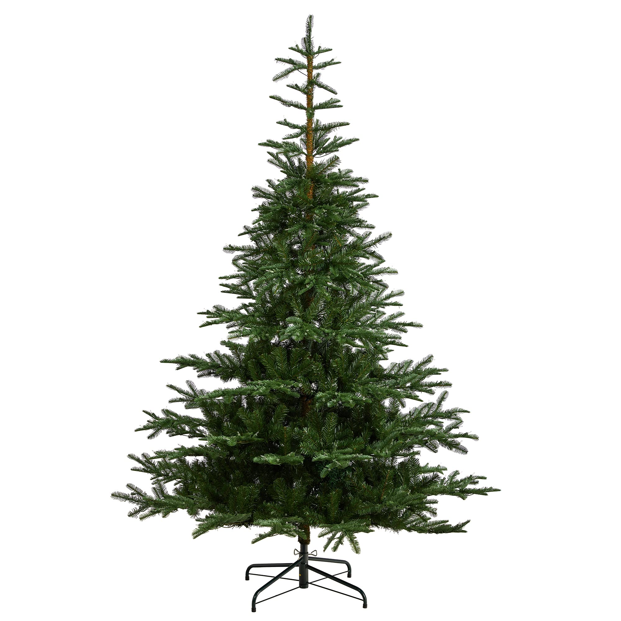 Nearly Natural 8ft Pre-Lit Artificial Christmas Tree - 650 Clear LED Lights & 1561 Bendable Branches | Realistic Washington Spruce Design for Holiday Home Decor, Office & Party Decoration
