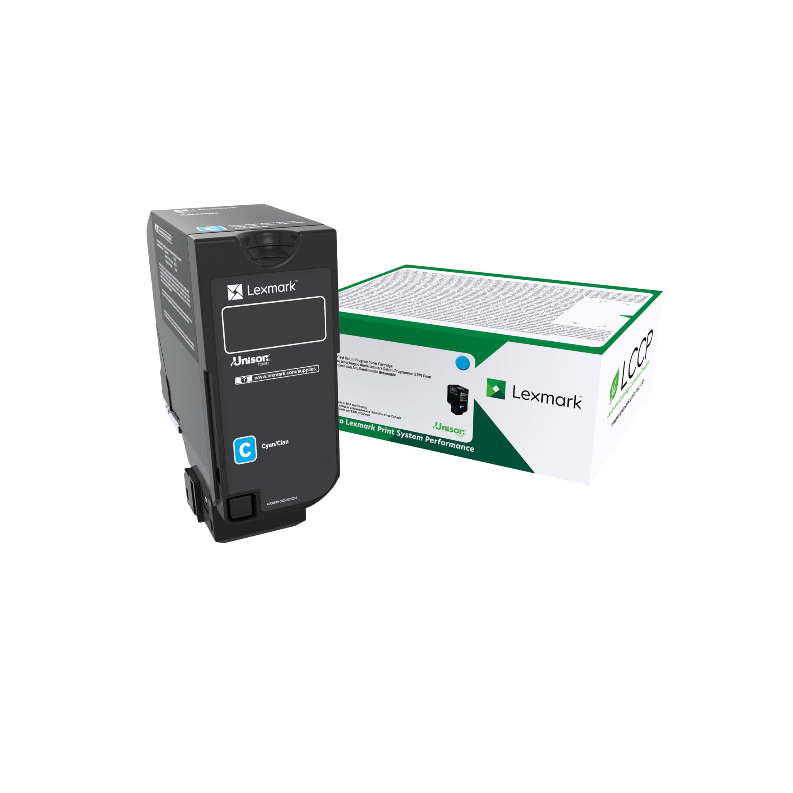 Lexmark CS725 Compatible Cyan Laser Toner Cartridge - High Yield 12,000 Pages | Replacement for Lexmark Printers | Ideal for Office, Home & Business Printing