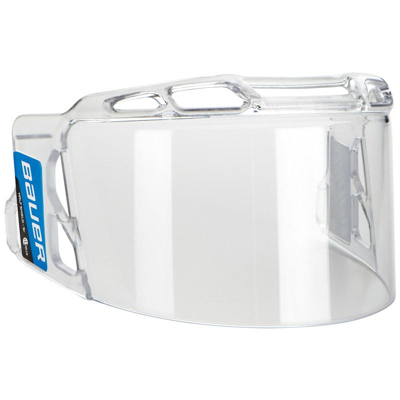 Bauer Hockey Half Shield Face Mask - Clear Protective Visor for Ice Hockey Players - Perfect for Youth & Adult Leagues, Games, and Practices