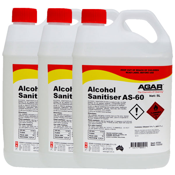 Agar Alcohol Sanitiser AS 60 | All Surface Disinfectant Spray for Home, Office & Travel | Kills 99.9% Germs & Bacteria