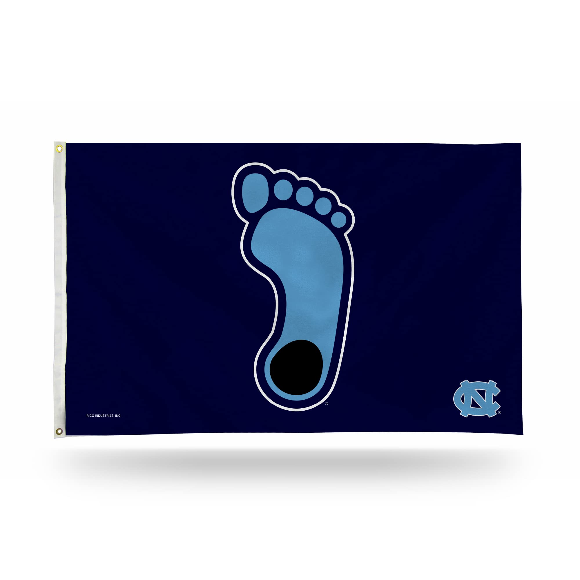 NCAA North Carolina Tar Heels Navy 3' x 5' Banner Flag - Single Sided Indoor/Outdoor College Team Decor - Perfect for Game Day, Tailgating & Home Decoration
