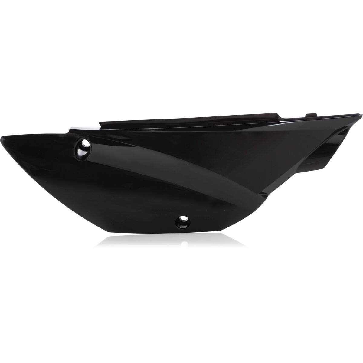 Acerbis Black Side Number Plates for Kawasaki Dirt Bike - Replacement Part (2780490001) - Perfect for Off-Road Racing & Motocross Protection