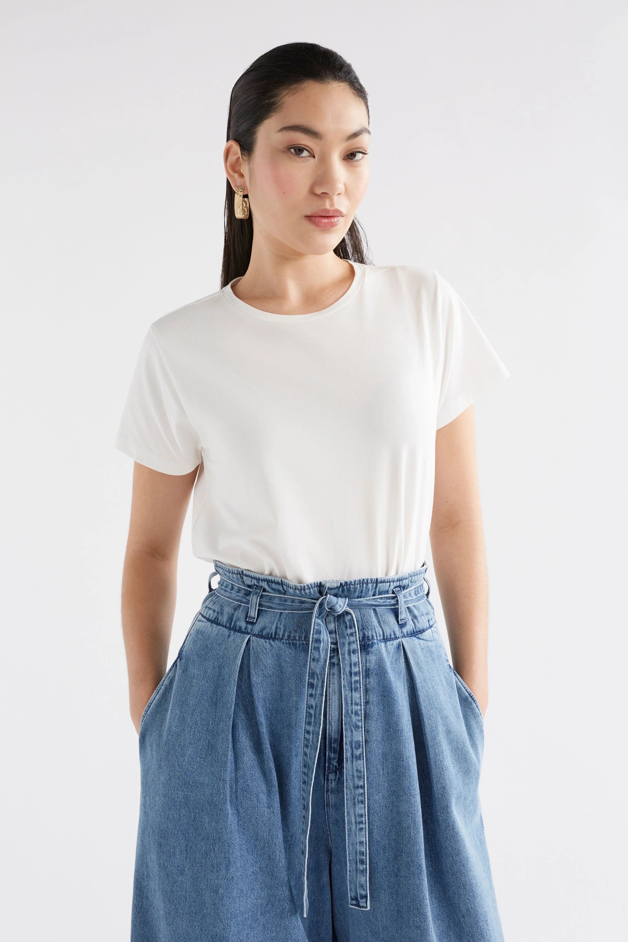 Elk A Line Tee - Women's Flattering Casual T-Shirt for Everyday Wear | Perfect for Work, Weekend & Travel Outfits