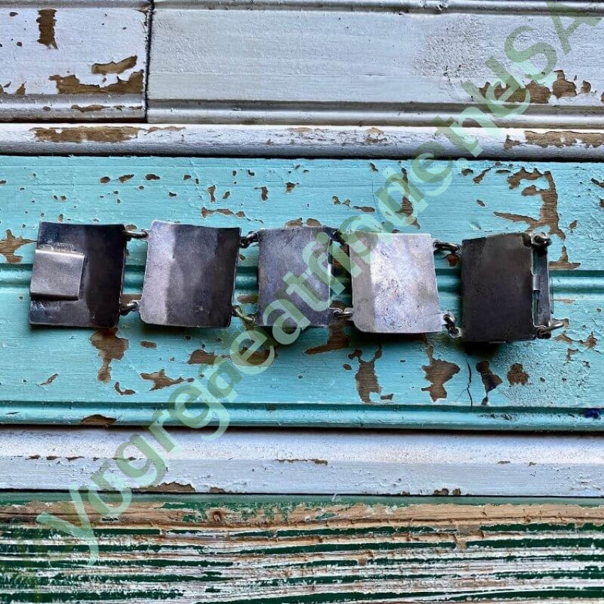 Vintage Mexican Green Jade Mask Sterling Silver Bracelet - Handmade Aztec Jewelry for Women, Boho Chic Accessory for Parties & Special Occasions