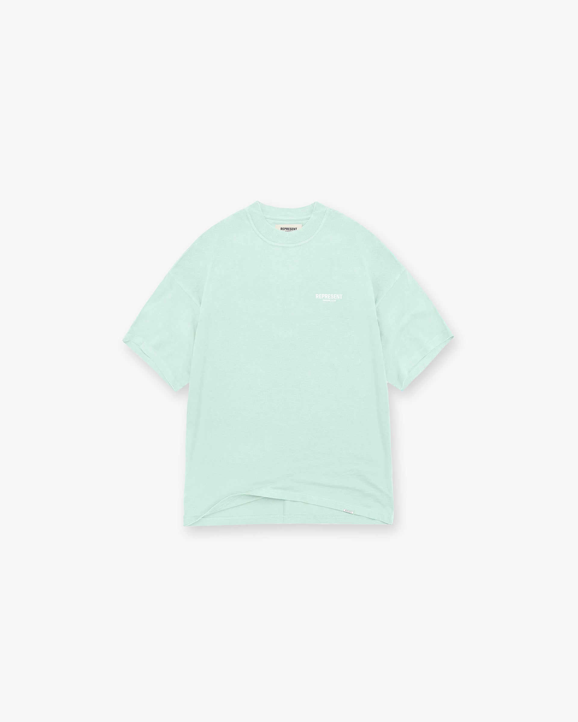 Represent Owners Club Graphic T-Shirt - Soft Cotton Crew Neck Tee for Men & Women - Pistachio Green Casual Streetwear - Perfect for Daily Wear, Gym, and Outings