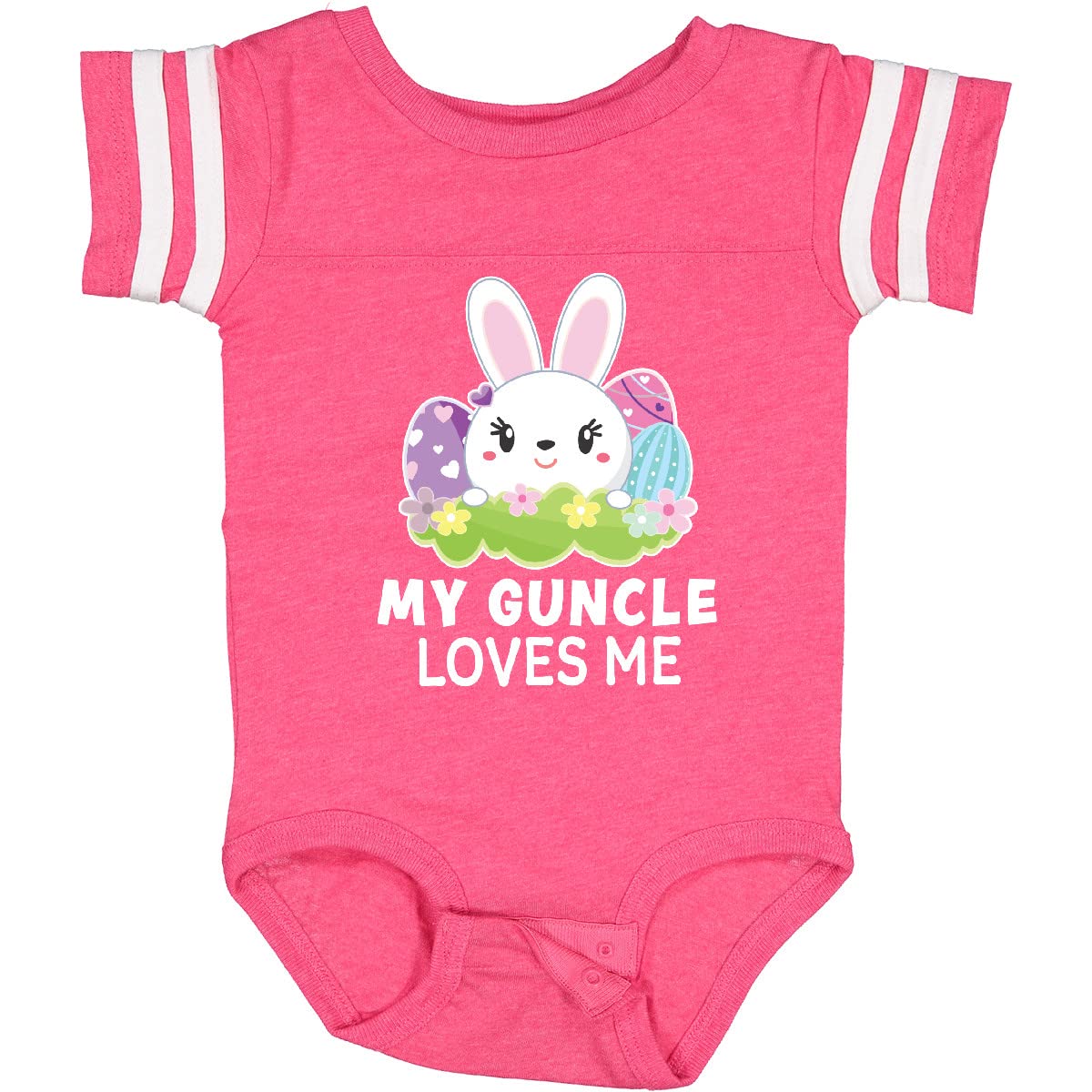 My Guncle Loves Me Baby Bodysuit - Easter Bunny Design for Infants