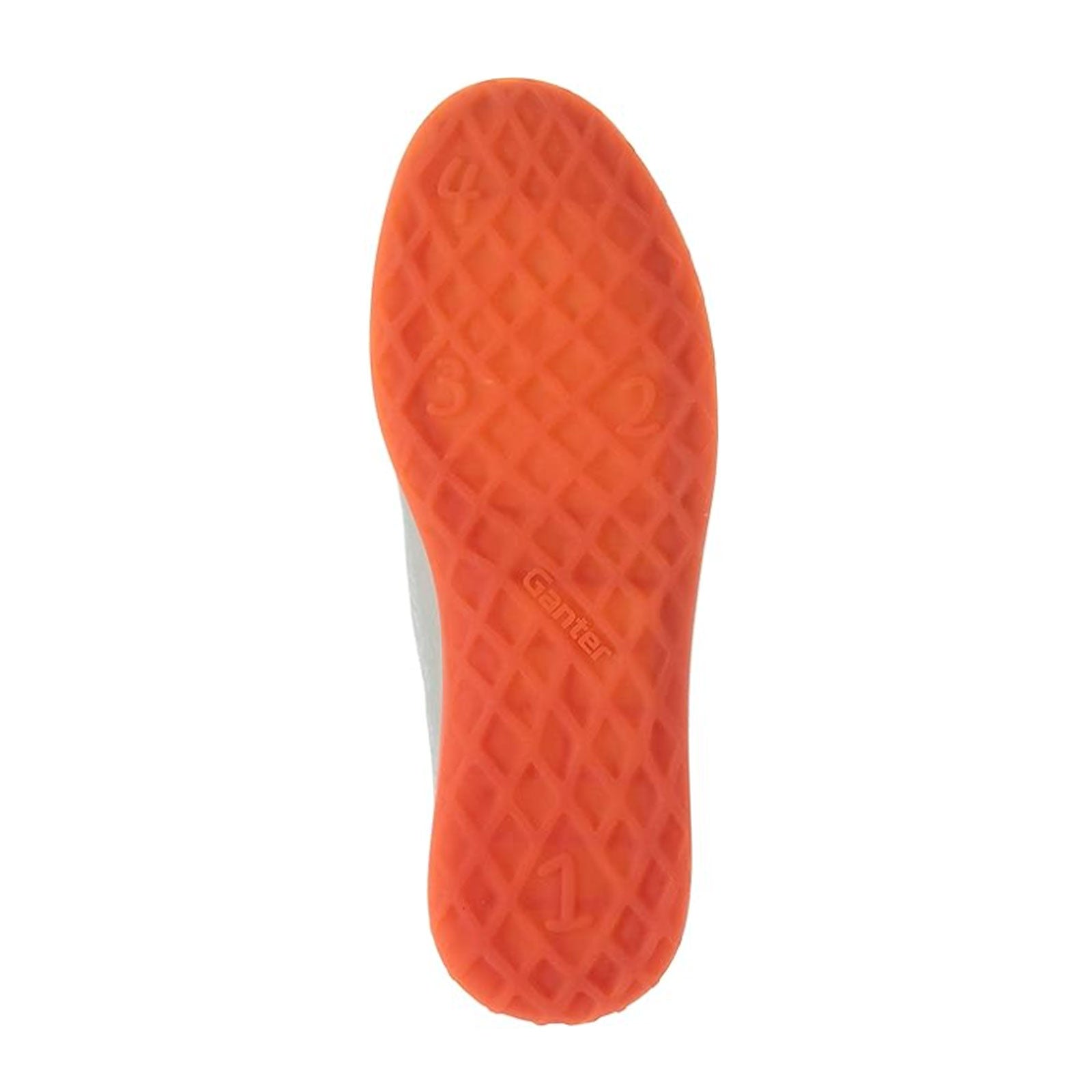 Ganter Gabby 1 Women's Lace-Up Sneakers in Off White & Orange - Casual Walking Shoes for Women, Fashionable Comfort for Everyday Wear, Gym, and Outdoor Activities