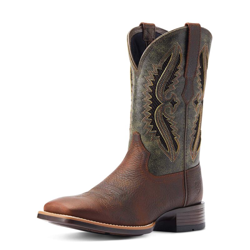 Ariat Men's VentTEK 360° Western Boots - Rowdy Rust - Comfortable & Durable Cowboy Boots for Riding, Work & Outdoor Activities