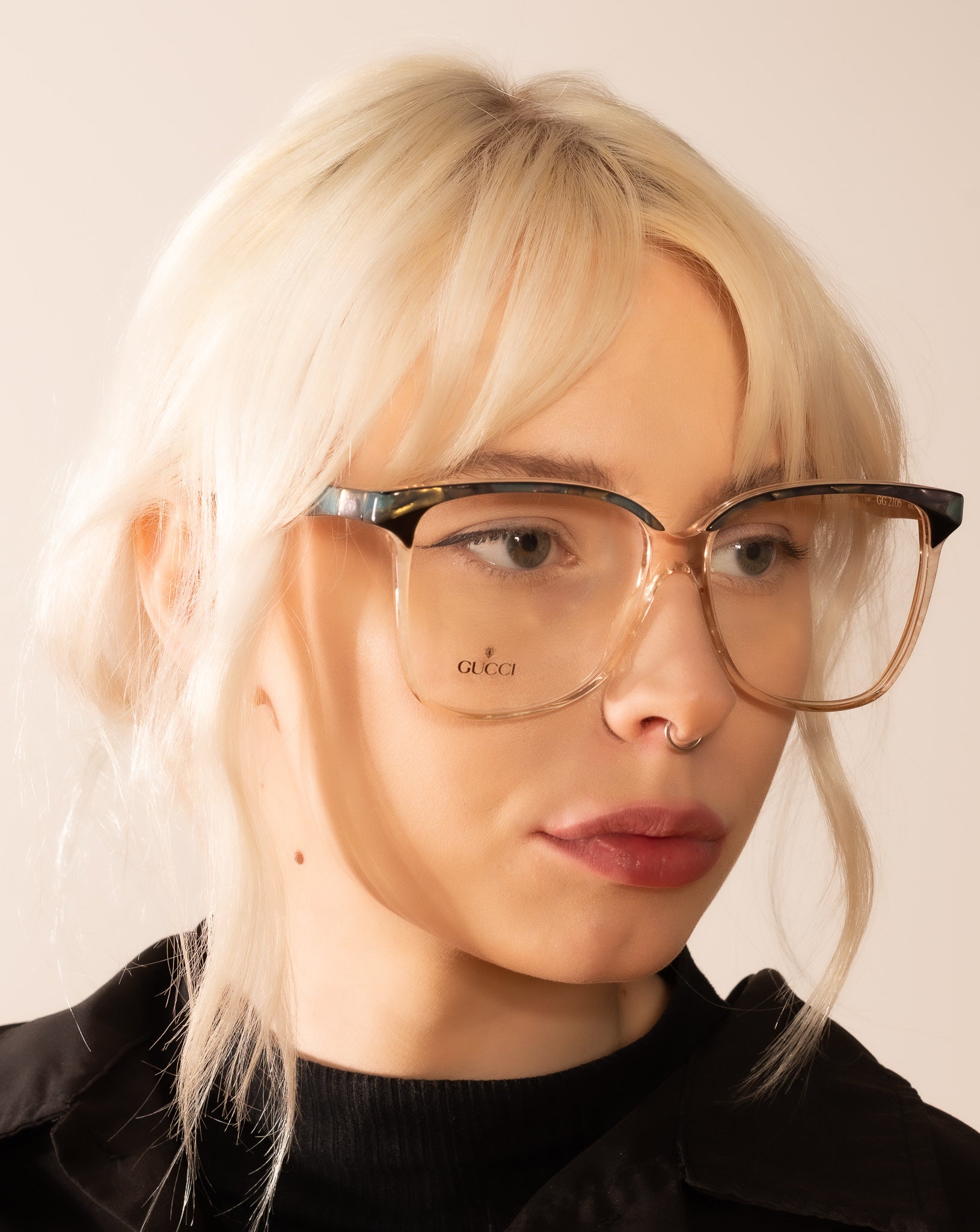 Gucci 2106 63L 60/15 Sunglasses - Luxury Designer Shades for Women & Men - UV Protection & Fashion Eyewear - Perfect for Outdoor Activities, Travel & Fashion Statements