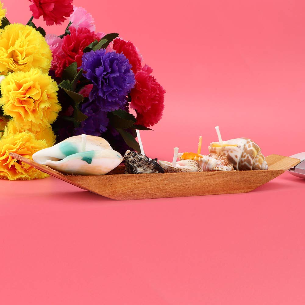 Aromatherapy Scented Candles Set - Boat with Conch Design for Stress Relief & Relaxation | Home Spa, Meditation & Yoga Accessories