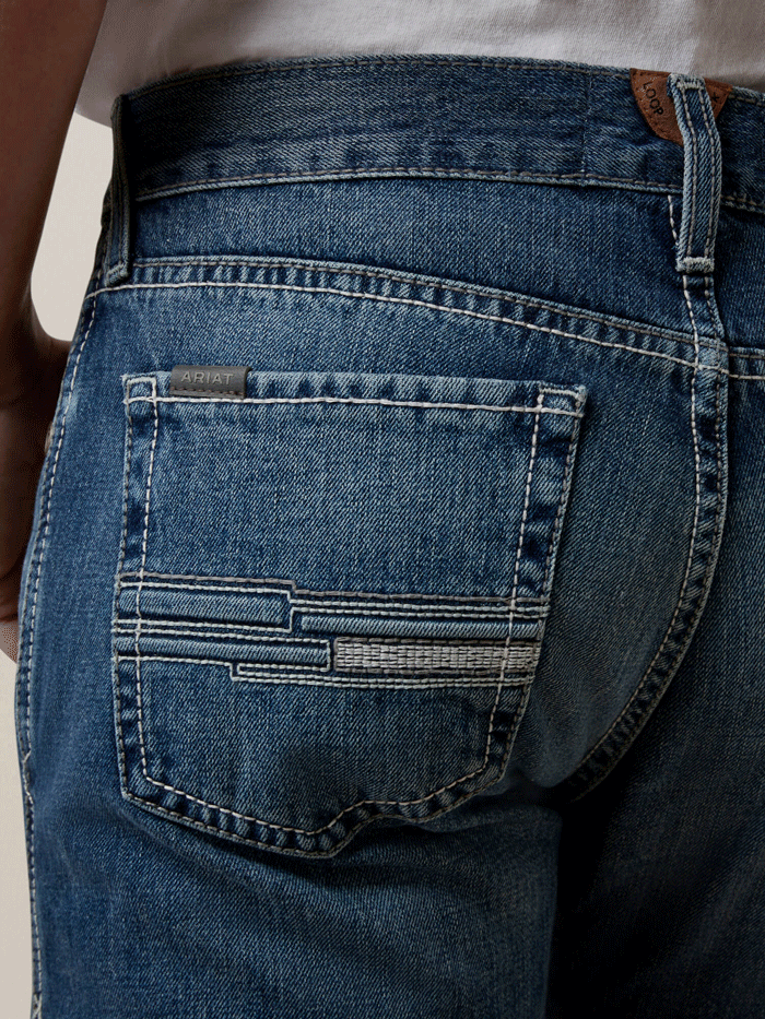 Ariat Men's M7 Slim Griffen Straight Jean Brighton - Durable Work & Casual Denim Pants for Outdoor & Everyday Wear