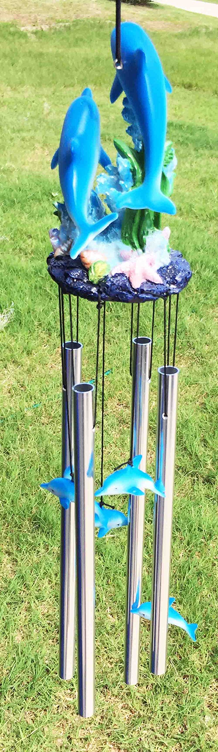 Ocean Dolphin Wind Chime - Relaxing Patio Decor for Home & Garden