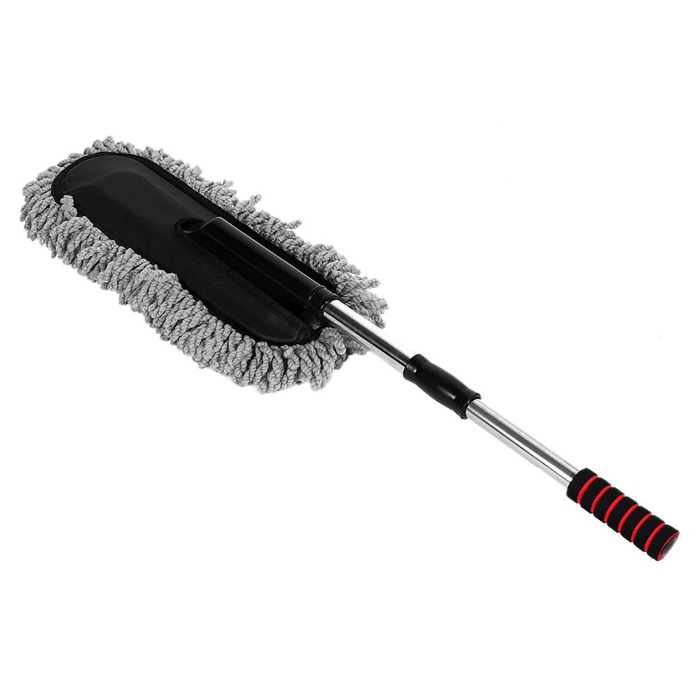 KIMISS Extendable Retractable Car Duster - Scratch-Free Washable Car Cleaning Brush for Windows, Exterior & Wax Application | Perfect for Quick Dusting, Detailing & Car Wash Maintenance