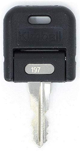 Kimball Office 197 Double Sided Replacement Keys - Set of 2 Spare Keys for File Cabinets & Storage Lockers | Secure Document Organization for Home & Office Use