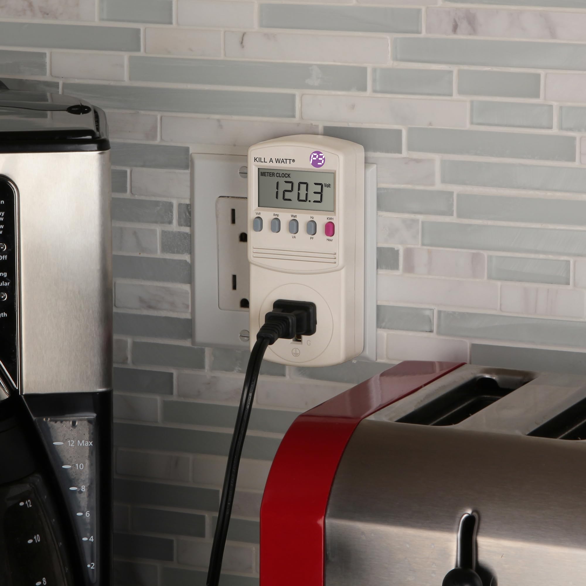 P3 International Kill-A-Watt Electricity Usage Monitor - Track Home Energy Consumption for Appliances & Electronics | Save on Electric Bills