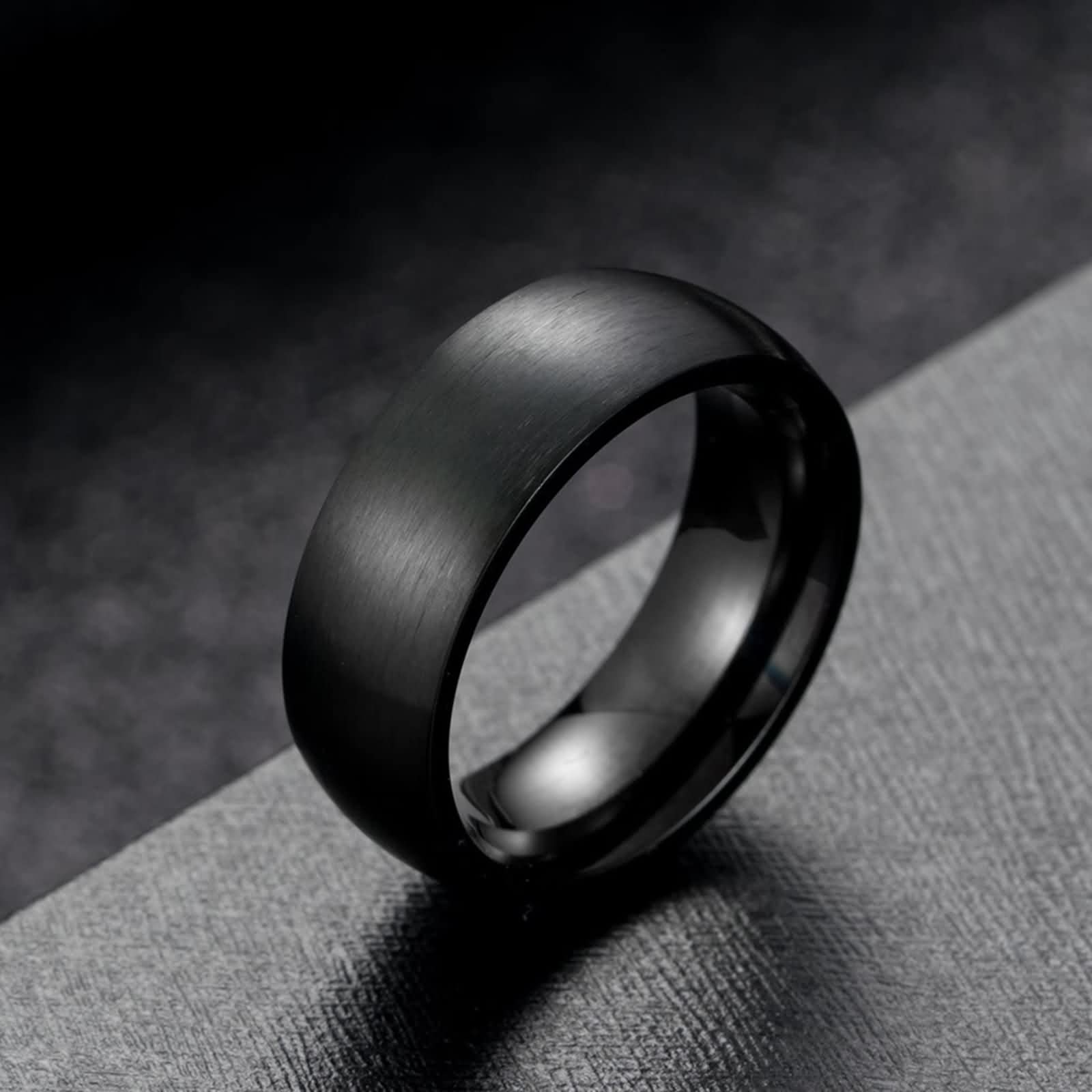 Stainless Steel Thumb Rings for Couples - Matte Brushed Western Jewelry Set for Men & Women - Matching Rings for Him & Her - Perfect Anniversary, Wedding, or Valentine's Day Gift - Great for Everyday Wear, Date Nights & Special Occasions