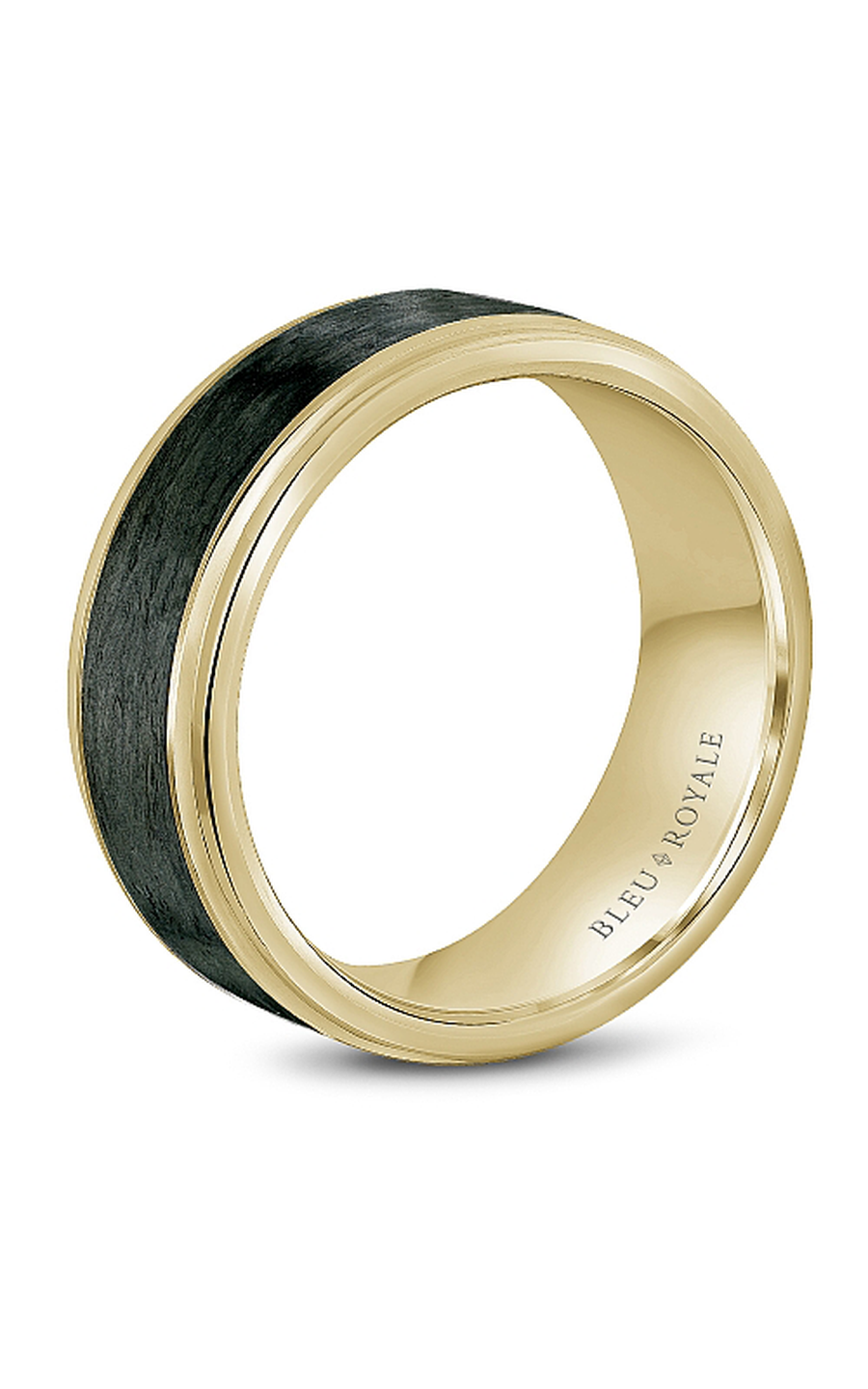 Bleu Royale Men's Wedding Band Ring - 14K Yellow Gold Classic Comfort Fit for Men - Perfect for Engagement, Wedding, Anniversary & Special Occasions