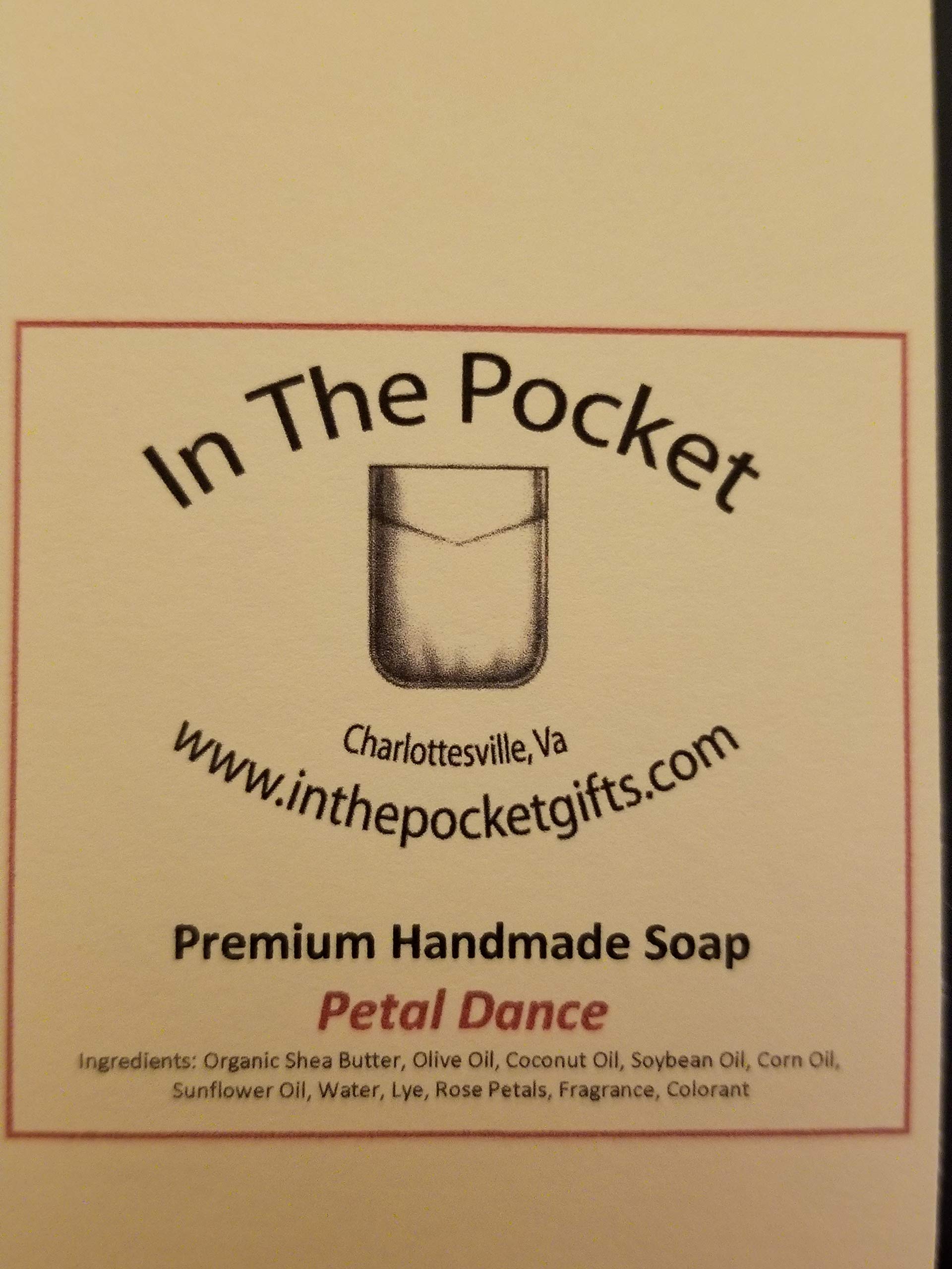 Premium Handmade Soap Petal Dance - 5oz Organic Bar Soap with Natural Ingredients for Sensitive Skin | Gift for Her, Bath & Shower, Spa Day at Home