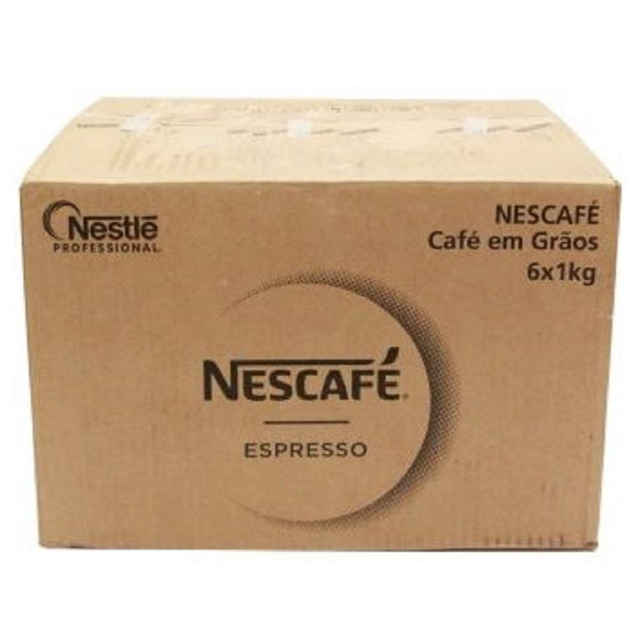 NESCAFE Espresso Whole Bean Coffee - 100% Arabica Medium Roast, 2.2 lb Bag (Pack of 6) - Perfect for Home Brewing, Office Coffee Stations & Gifts for Coffee Lovers