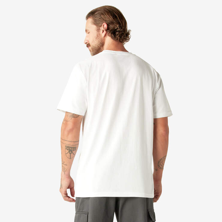 Dickies Men's Heavyweight Short Sleeve Pocket T-Shirt 2-Pack - Durable Work Shirts for Construction, Landscaping & Outdoor Activities
