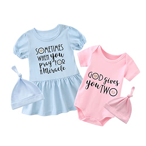 Blue Pink God Gives You Two