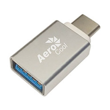 AeroCool Slim USB Type C to USB 3.0 Adapter Converter - Fast Data Transfer for MacBook, iPad Pro, Samsung Galaxy & More - Perfect for Office, Travel & Home Use