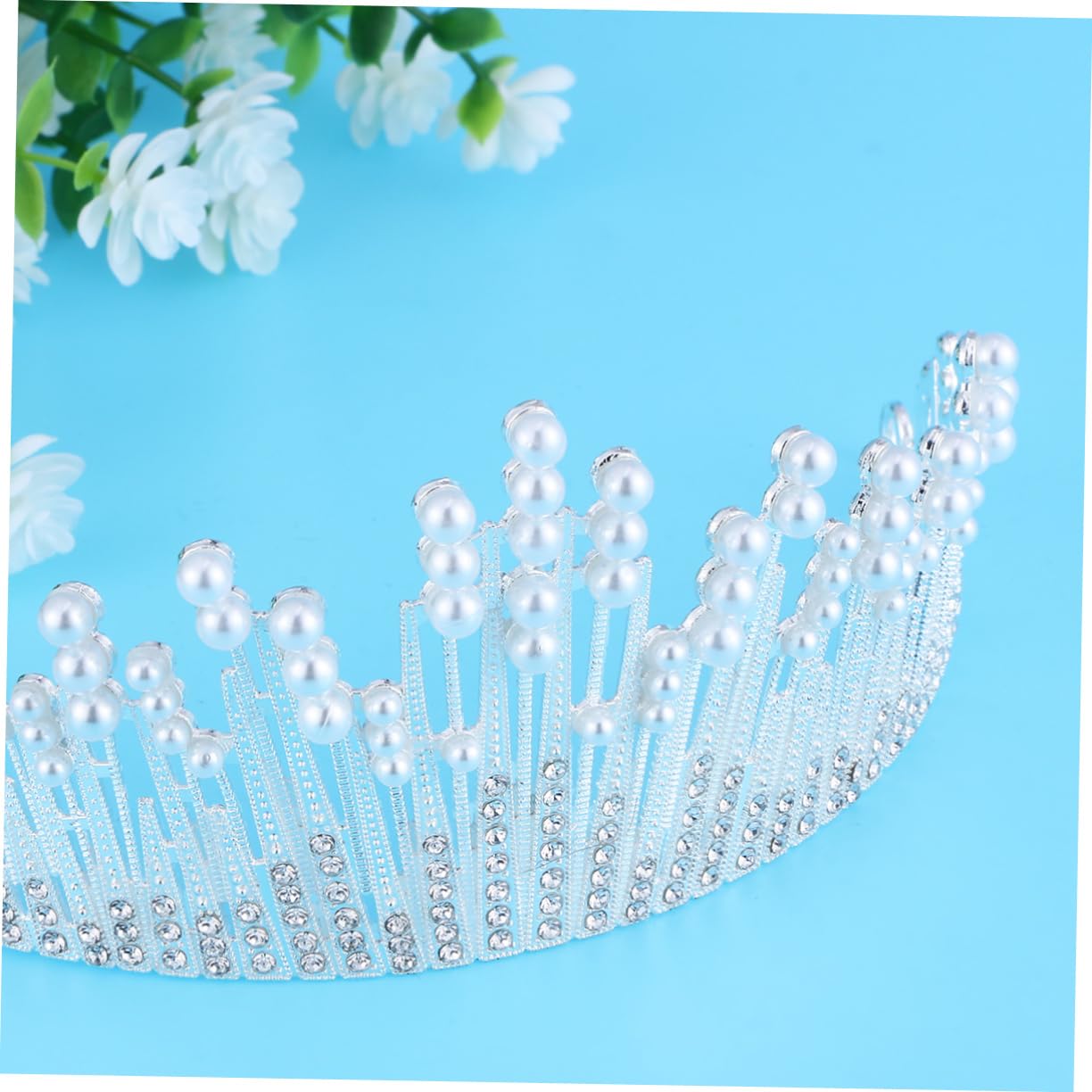 FOMIYES 2-Piece Alloy Wedding Tiara Set - Bridal Hair Crown for Women - Perfect for Bridal Showers, Weddings & Special Occasions