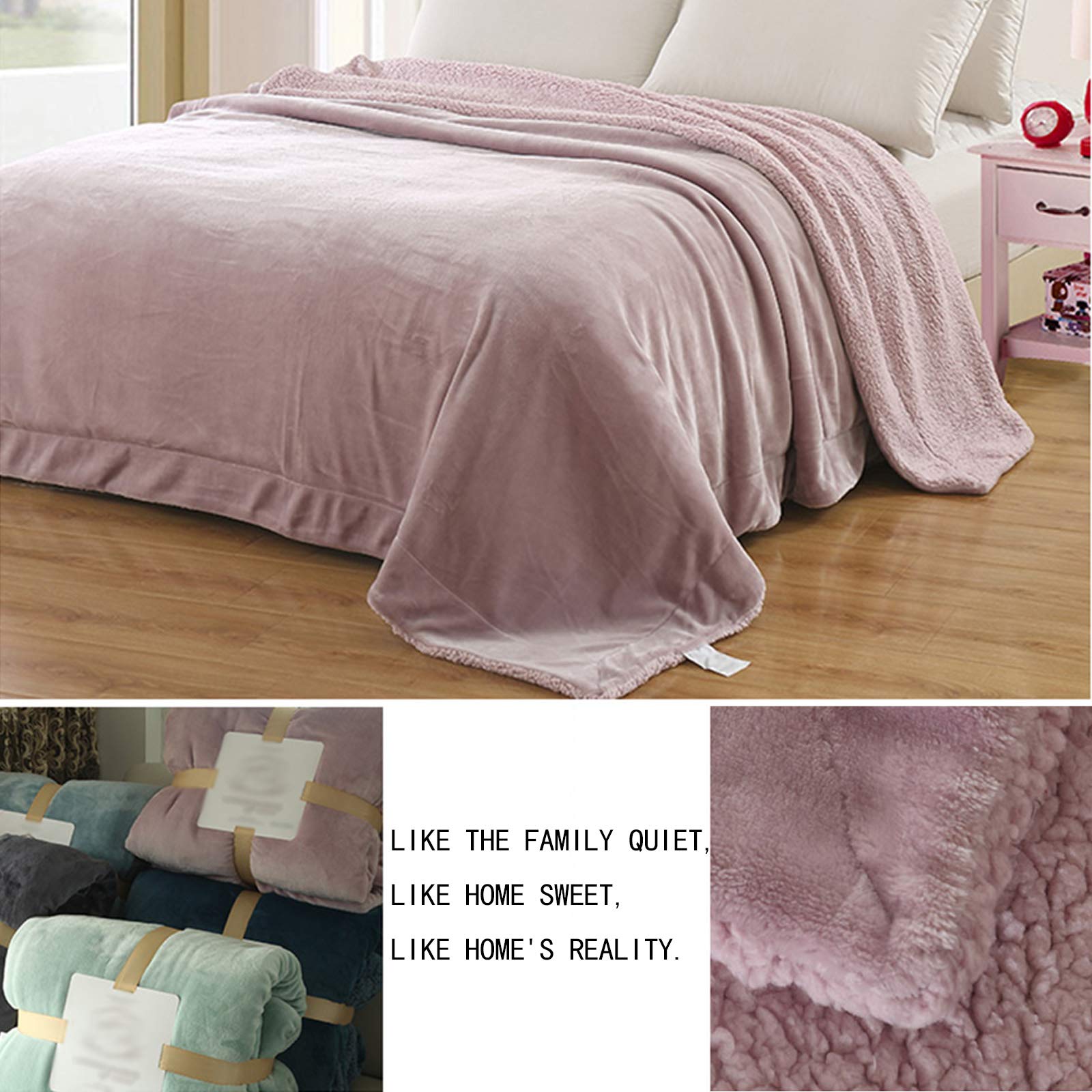 JKGHK Fleece Throw Blanket - Ultra Soft Double-Sided Plush Blanket for Winter Warmth | Cozy Thermal Blanket Perfect for Bed, Sofa & Couch | Ideal for Home, Office & Travel Use