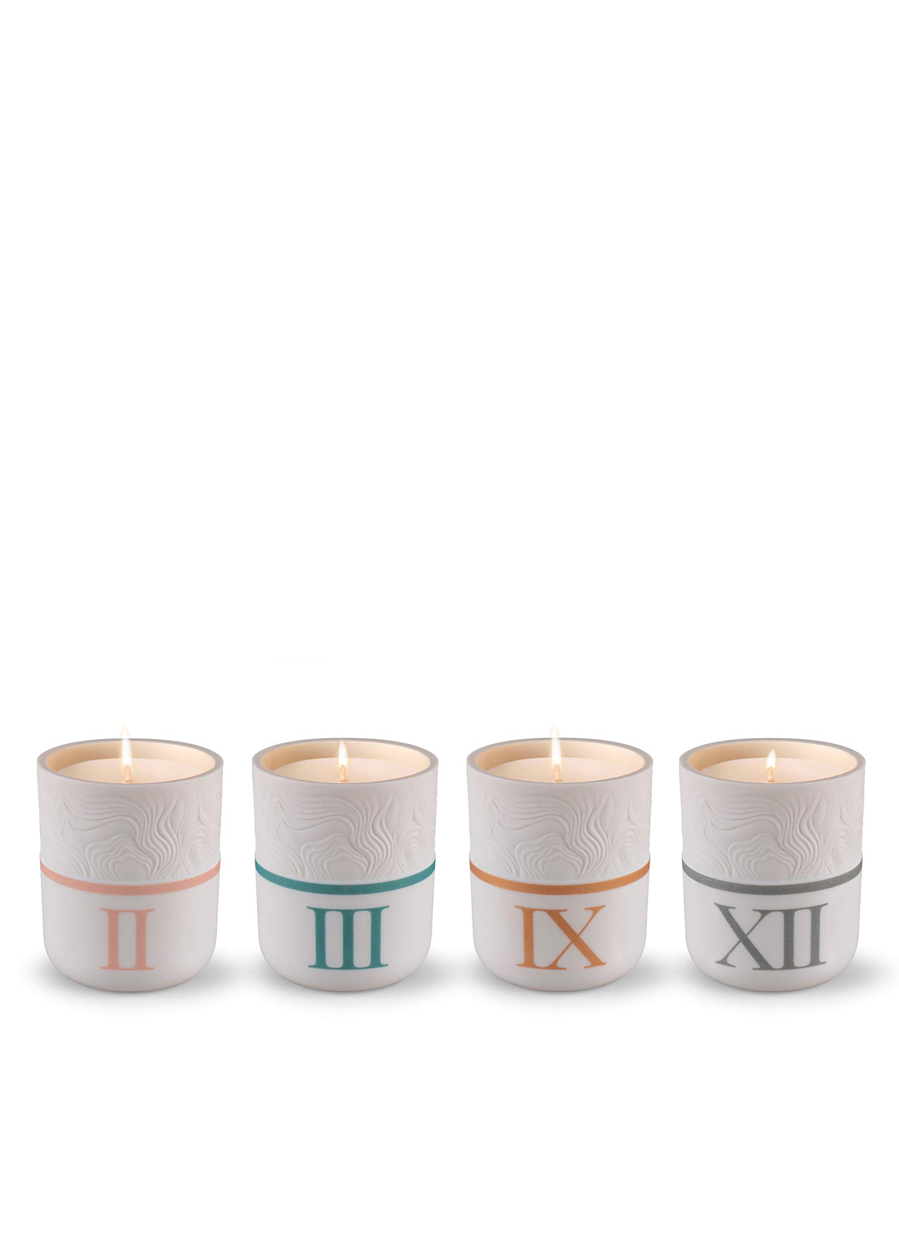 LLADRÓ Timeless Candle III - Mediterranean Beach Scented Porcelain Candle for Home Decor, Romantic Dinners & Spa Relaxation