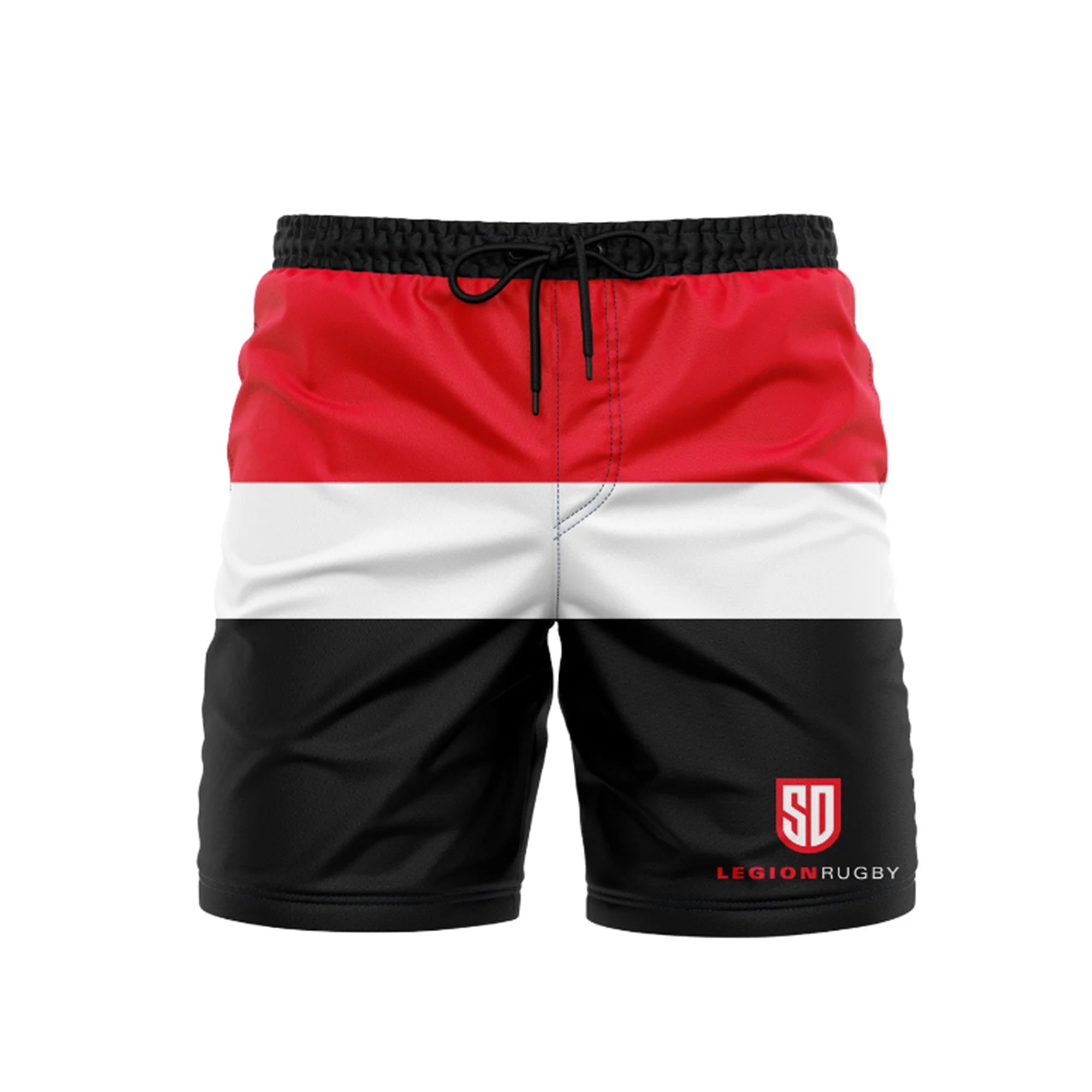 SD Legion Board Shorts for Men - Quick-Dry Swim Trunks with UPF 50+ Sun Protection - Perfect for Beach, Surfing, and Pool Activities