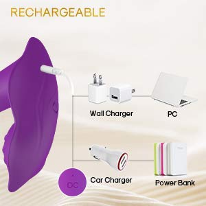 Remote Control Massager for Women & Men - Powerful Thrusting Adult Toy, Rechargeable Vibrator with 10 Speeds for Couples Pleasure - Perfect for Gifts, Relaxation & Intimate Moments (Violet, Model V4983)