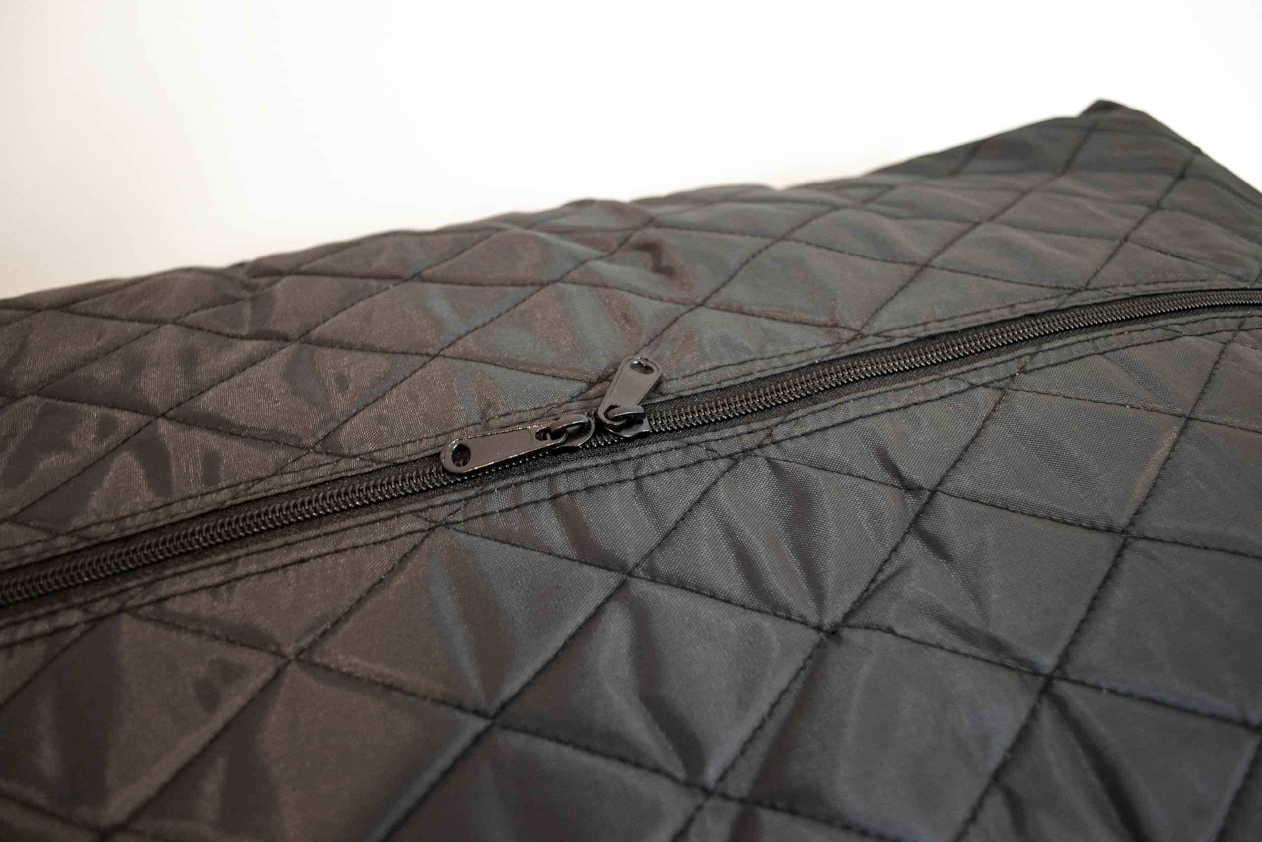 Quilted Wheeled Storage Bag 100 Gallon Black - Heavy Duty Organizer for Patio, Garage, Bedroom, Closet & Moving | Waterproof Cushion & Holiday Decor Storage Solution | Perfect for Seasonal Decorations, Camping Gear & Home Organization