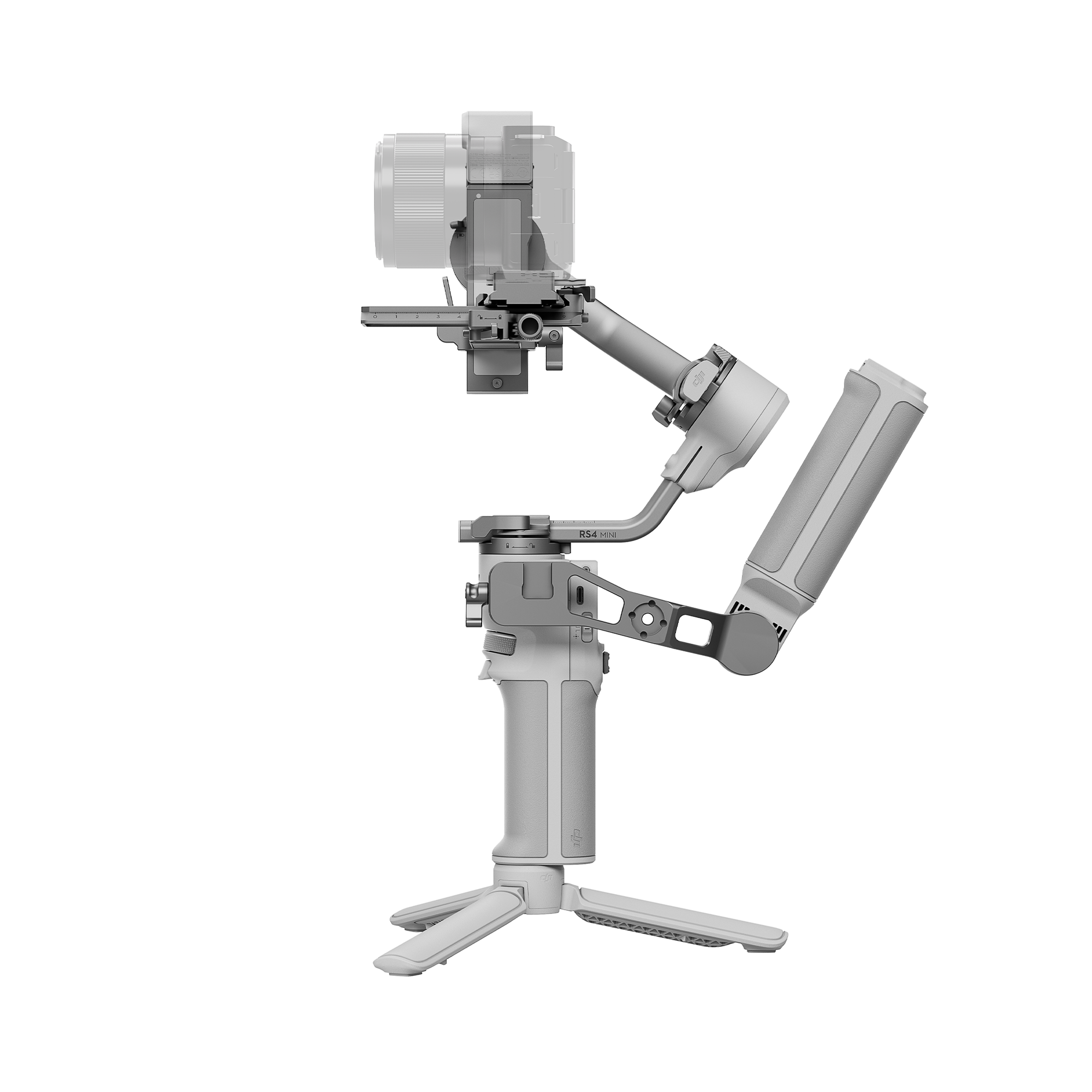 DJI RS 4 Mini Combo Gimbal Stabilizer for Mirrorless Cameras - 3-Axis Handheld Stabilizer with Quick Release, Lightweight Design for Vlogging, Travel & Content Creation