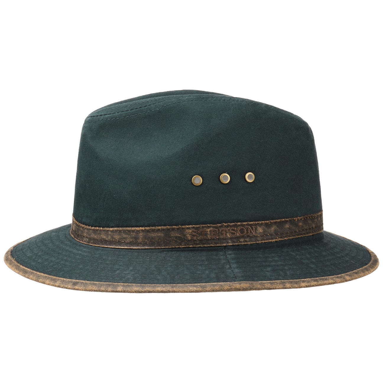 Stetson Ava Cotton Outdoor Hat - Sun Protection Wide Brim Hat for Women, Perfect for Beach, Hiking, and Summer Outdoor Activities