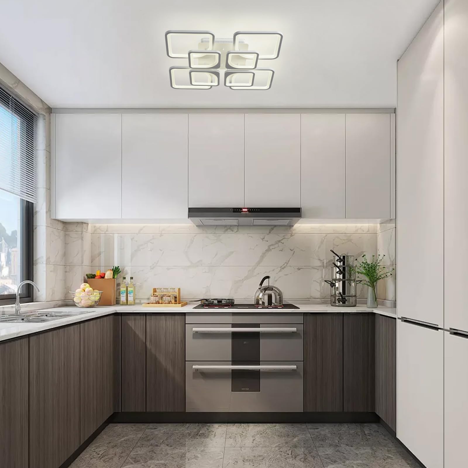 Jaycomey Modern LED Ceiling Light Fixture - 23.6
