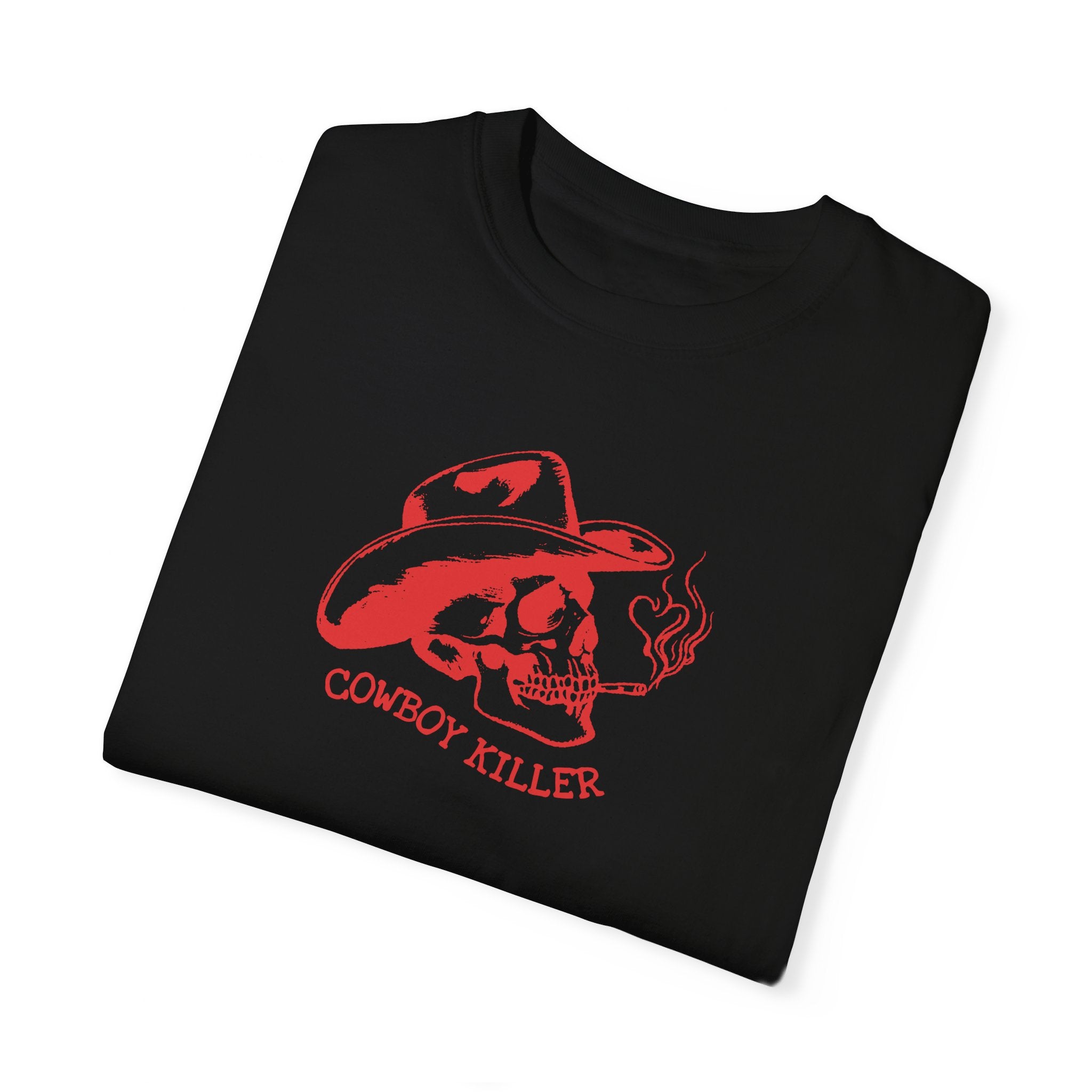 Vintage Cowboy Killer Graphic T-Shirt - Retro Western Style Tee for Men & Women - Perfect for Parties, Concerts, and Western Theme Events