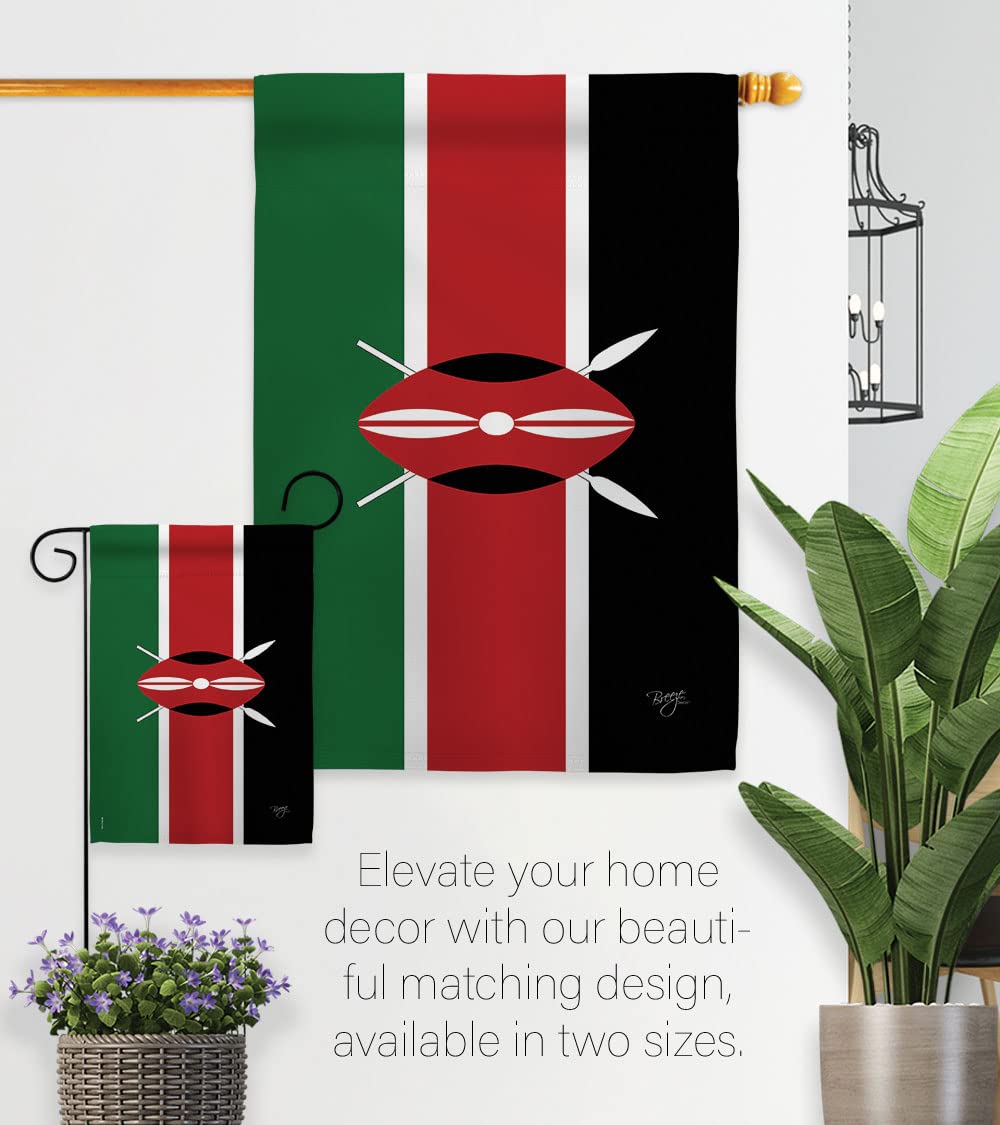 Kenya Decorative Garden Flag 28x40